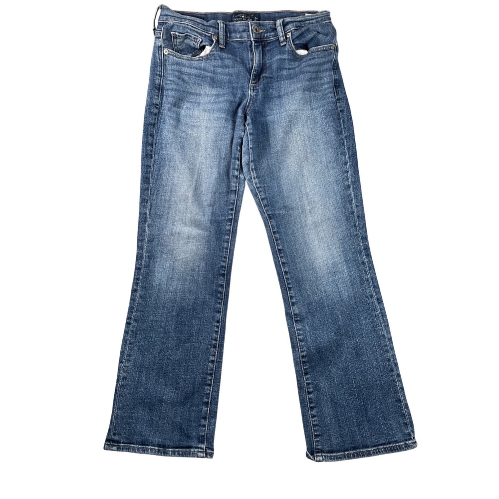 Lucky Brand Easy Rider Jeans Womens 6/28 Blue Good Straight Leg Mid‎ Rise Denim